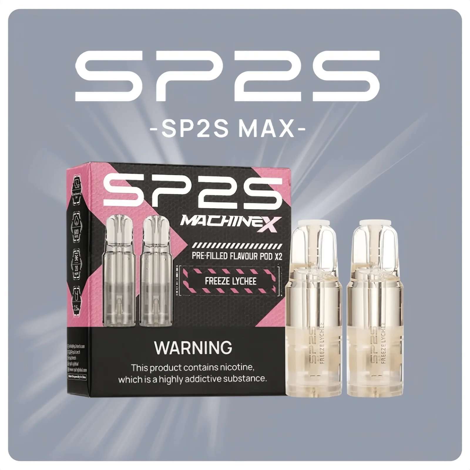 SP2S MAX專用煙彈｜原廠適配煙彈・熱門口味現貨・高品質體驗